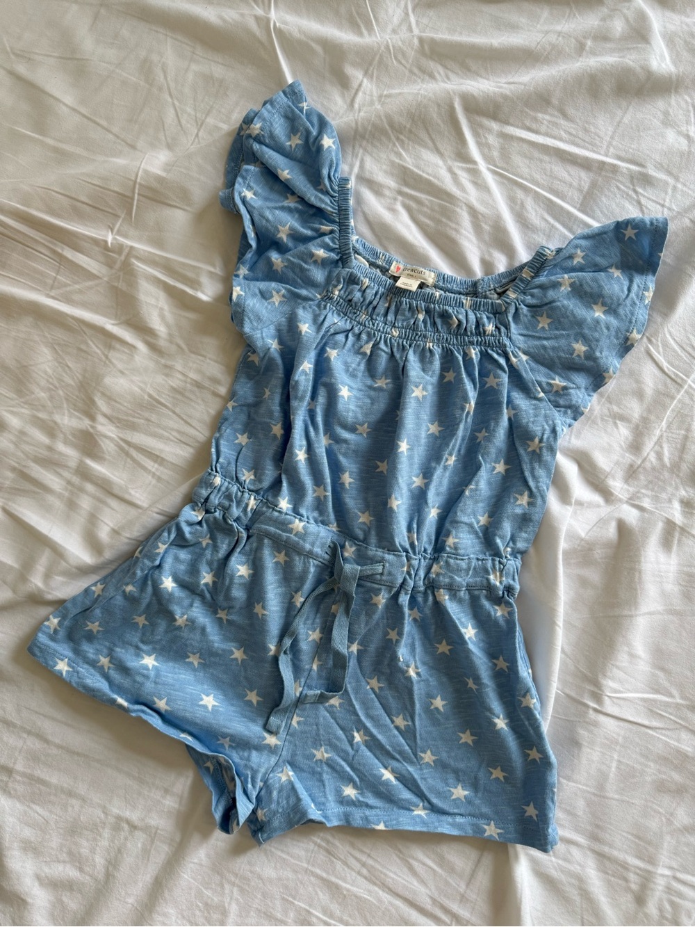 ⭐️ Crewcuts Blue Star Print Romper